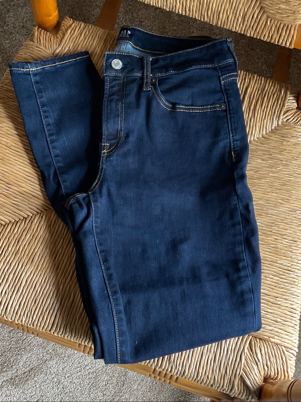 GAP Women's Skinny Jeans - Dark Blue